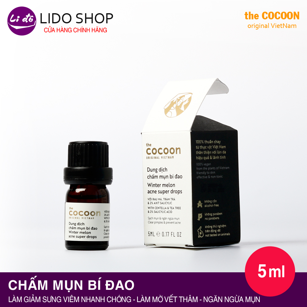 [HCM]Dung dịch chấm mụn bí đao cocoon 5ml