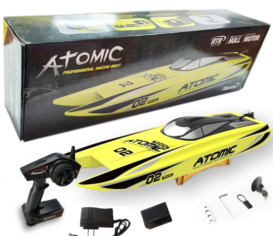 Tàu điều khiển Atomic 792-4 size to 700mm chạy 65km/h động cơ brushless mạnh mẽ rc boat