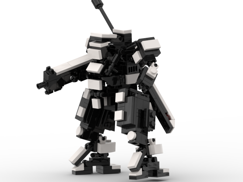 Le Go Đồ Chơi Lắp Ráp Robot Suite Mech Robot Guard