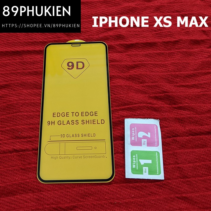 Kính cường lực full màn hình Iphone XS Max