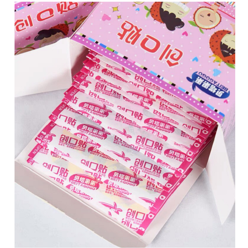SIÊU XINH🍦Băng keo cá nhân urgo hình họa tiết cute dễ thương-1 hộp 120 miếng urgo, dính siêu chắc - HDVT120