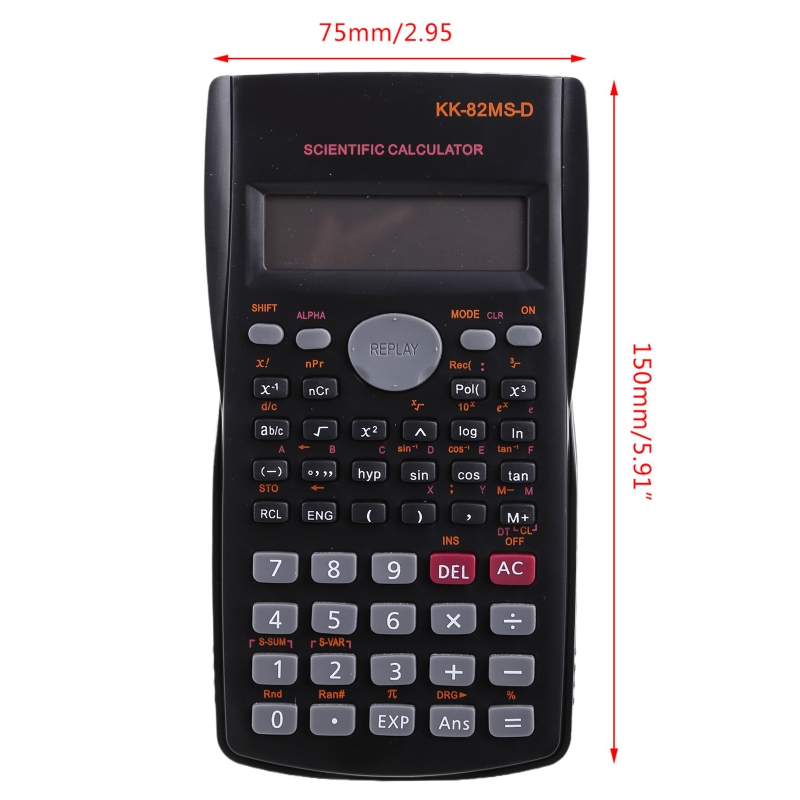 Multi-functional School Engineering Scientific Calculator Students Stationary Examination Calculating Tool Supplies