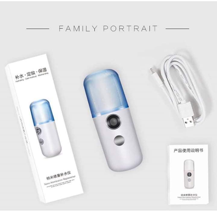 ⚡FREESHIP⚡ Máy xông hơi mặt mini Nano