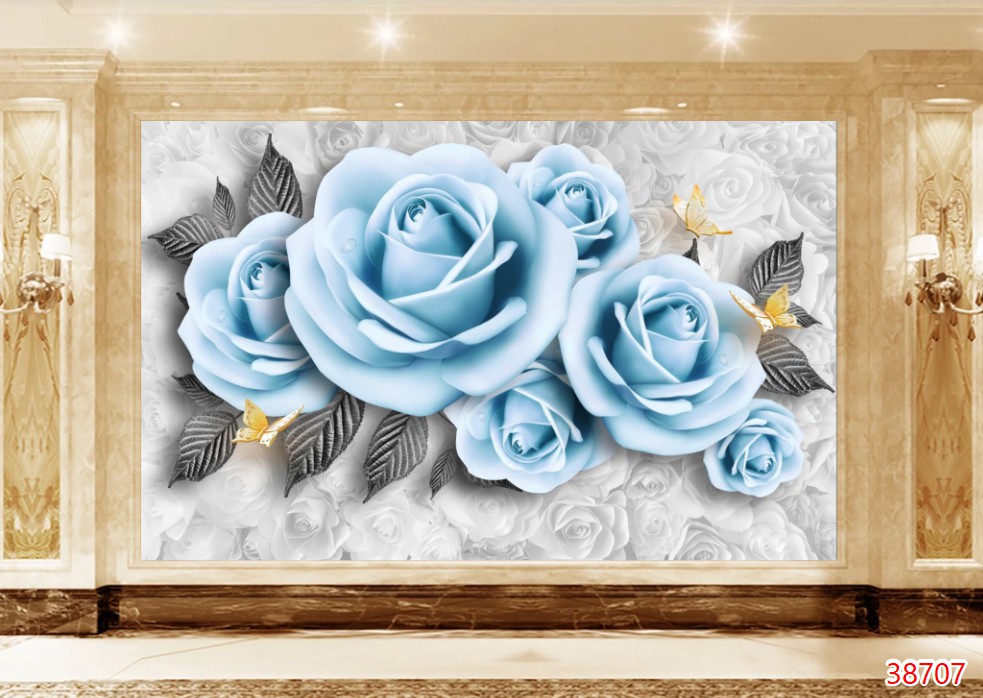 Tranh dán tường 3d khổ dọc tranh đứng trang trí nhà cửa phòng khách phòng ngủ chất liệu decal pp keo sẵn bóc dán PA