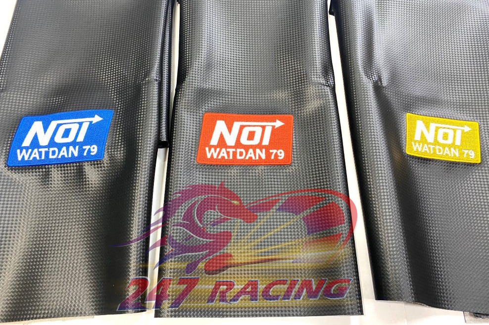 Da yên Carbon chữ Thái NOI gắn mọi loại xe máy