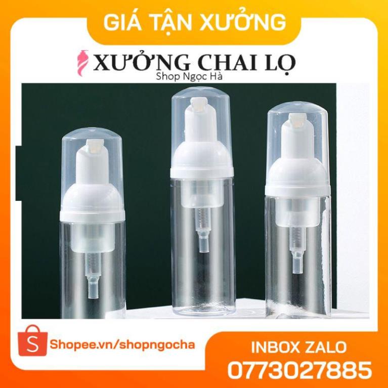 Chai xịt giọt tạo bọt 50ml/30ml chiết mỹ phẩm