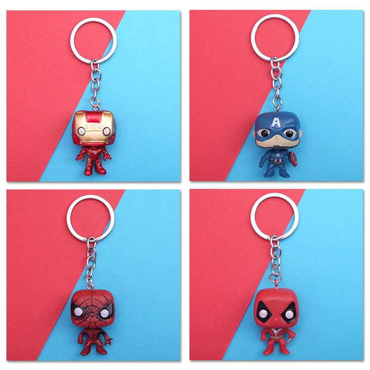 Móc Khóa Mô Hình Chibi Siêu Anh Hùng Marvel Avengers