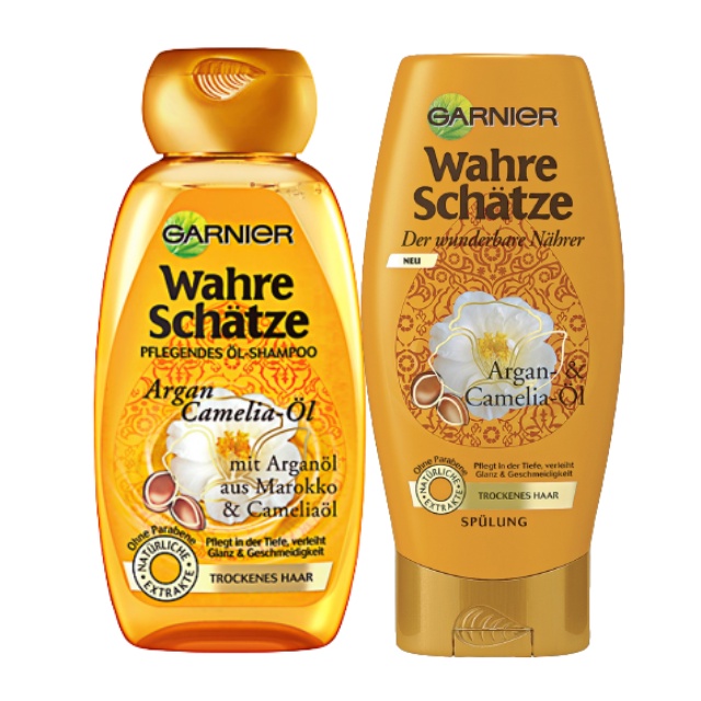Dầu gội, kem ủ tóc Garnier Wahre Schatze - Hàng Đức