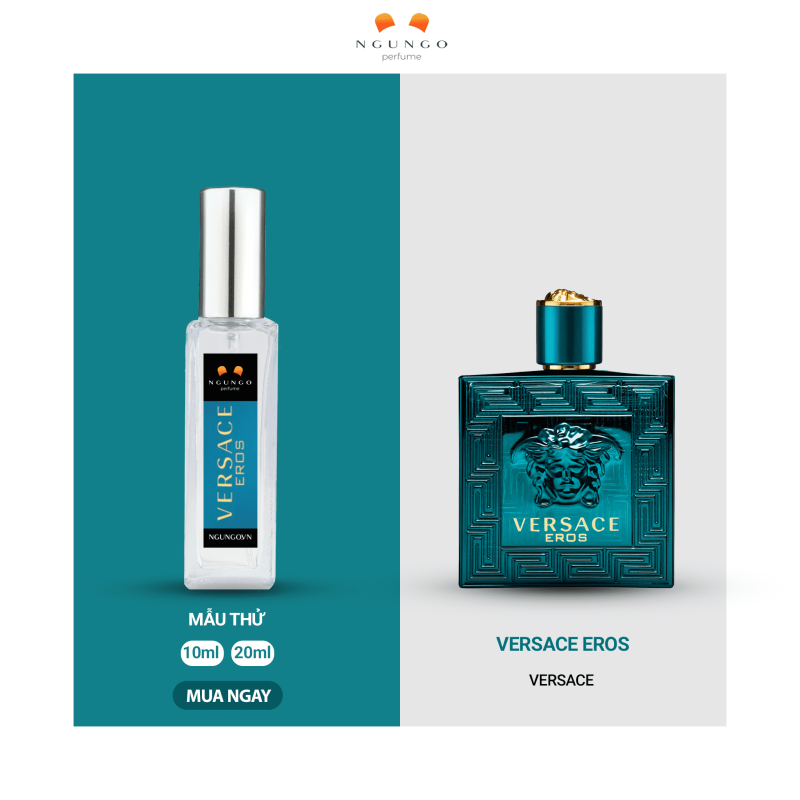 Nước hoa Versace Eros [mẫu dùng thử] travel size nhỏ gọn - Ngu Ngơ Perfume