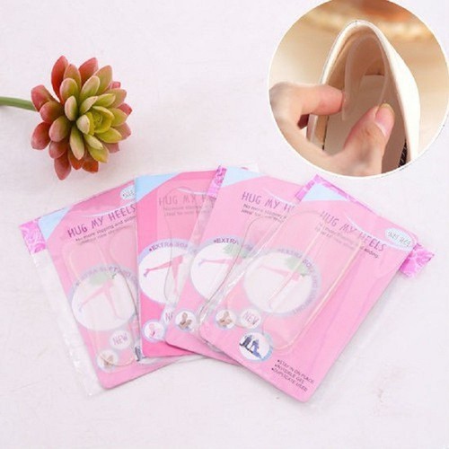 Bộ 2 Miếng Silicon Lót Gót Giày Cao Gót Đi Êm Chân