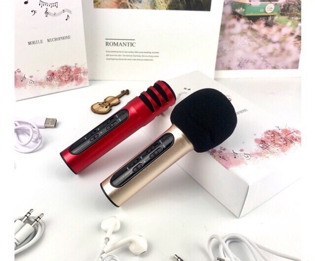 MIC LIVE STREAM THU ÂM C7 ĐẦY ĐỦ PHỤ KIỆN