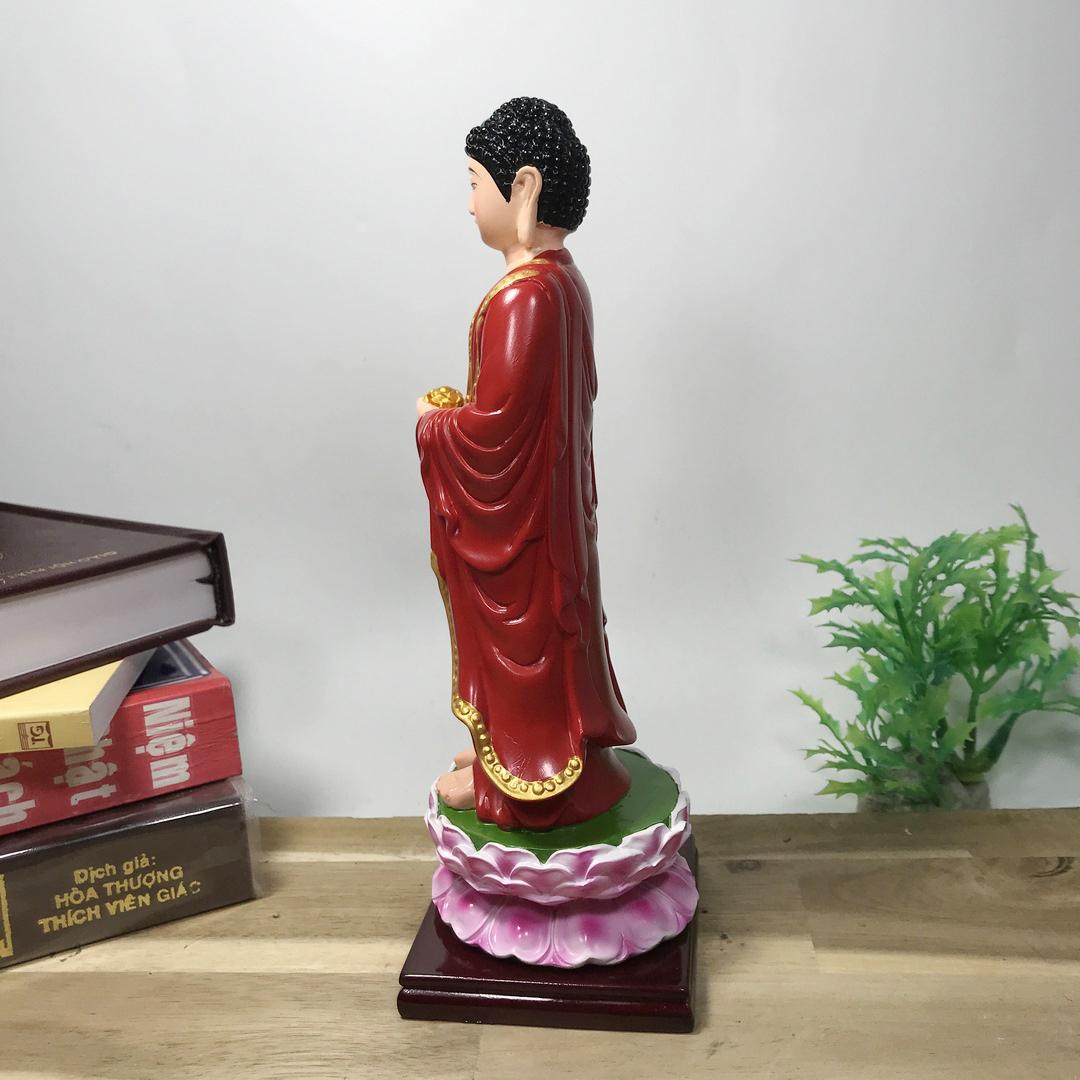 Tượng Đức Phật A Di Đà đứng cao 21cm
