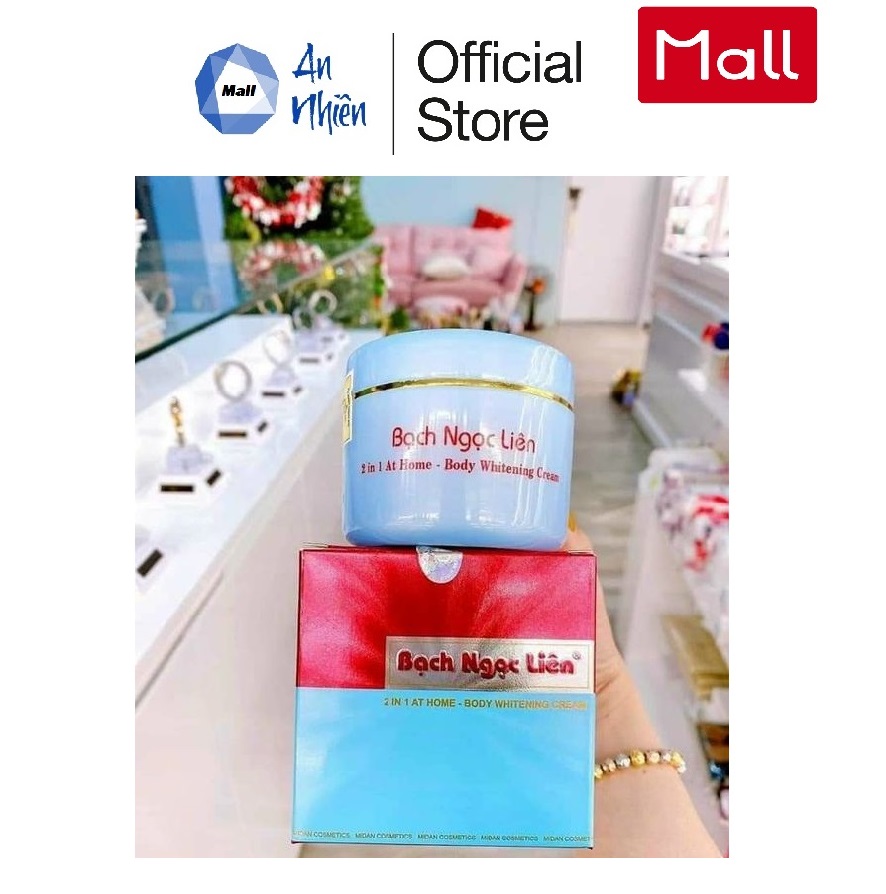 Kem dưỡng trắng da toàn thân bạch ngọc liên 2in1 90g - mẫu mới