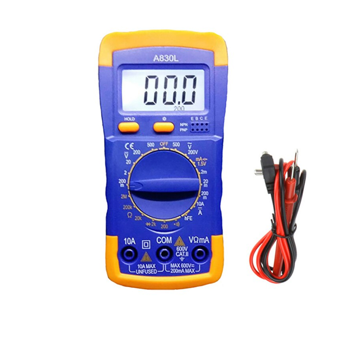 Đồng hồ đo vạn năng A830L có đèn