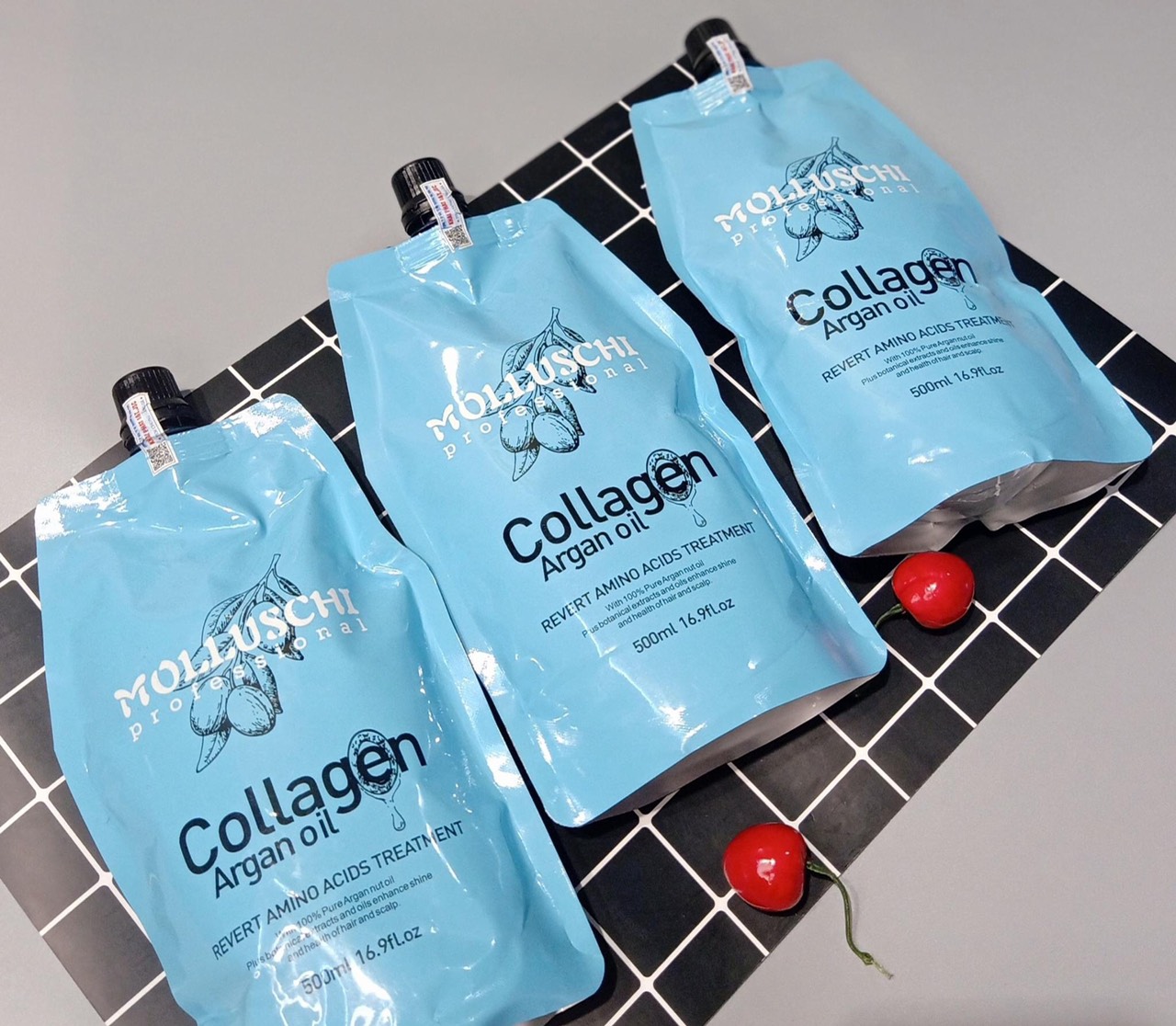 Hấp Phục Hồi Collagen MOLLUSCHI 500ml Chính Hãng