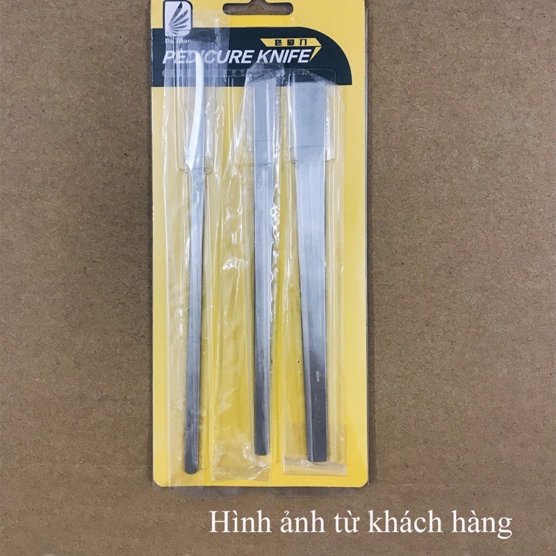 Bộ dao lấy khoé , cạo da chết, dụng cụ lấy khoé móng