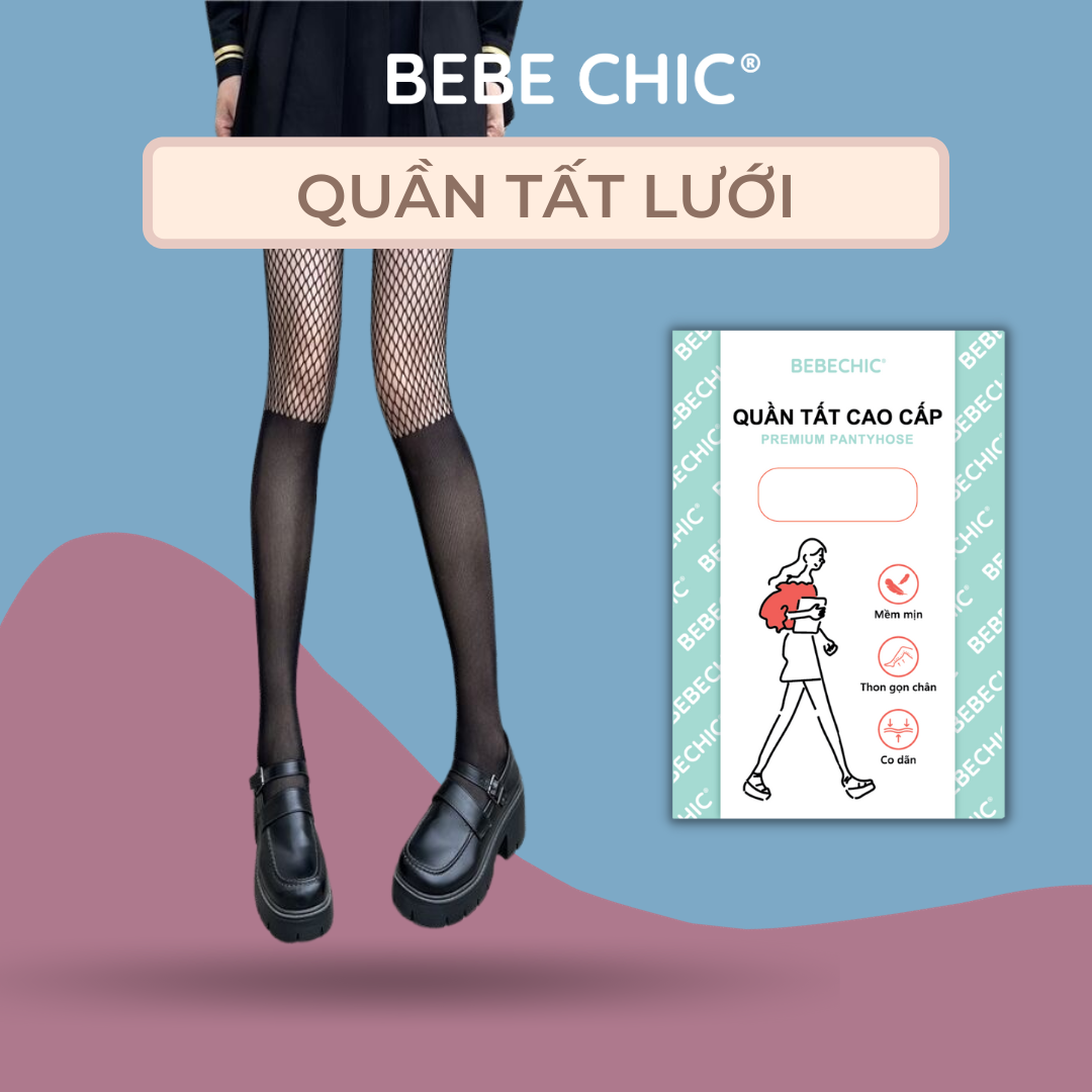 Quần Tất Lưới Mắt To Co Giãn Cao Cấp BEBECHIC QT02