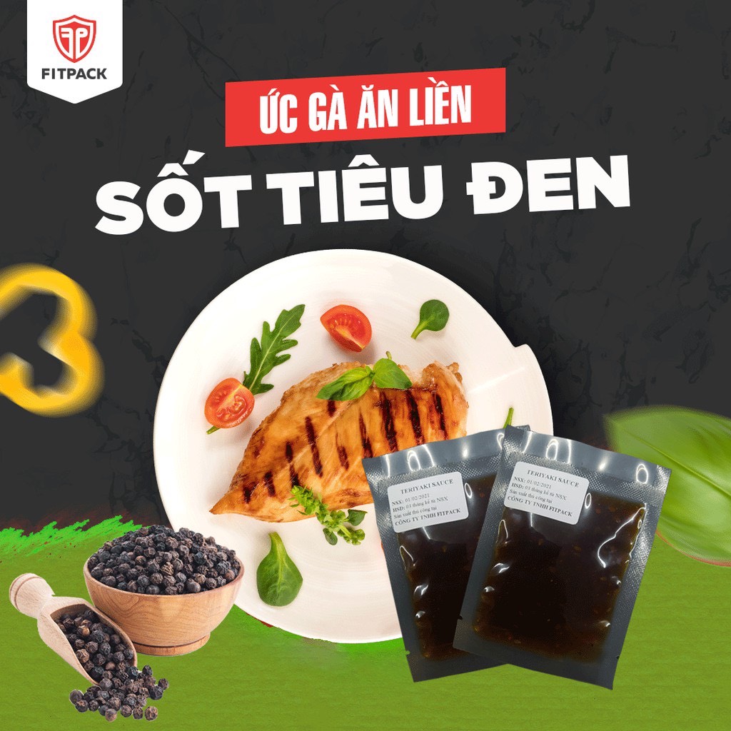 Gói sốt MINISIZE 20ml dùng kèm ức gà ăn liền