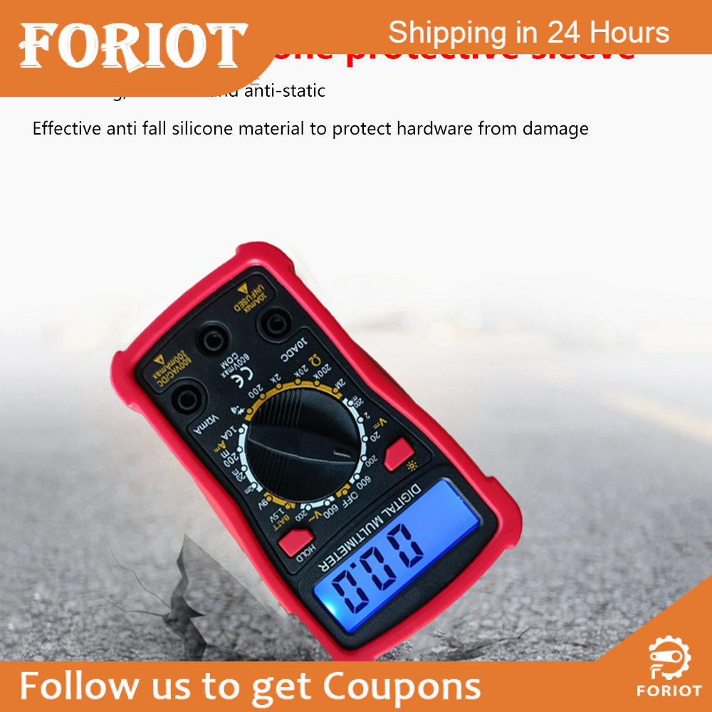 SHXZ diymore Digital Multimeter DC AC Voltmeter Ohm Volt Amp Test Meter and Continuity Test Diode Voltage Tester for Battery Test