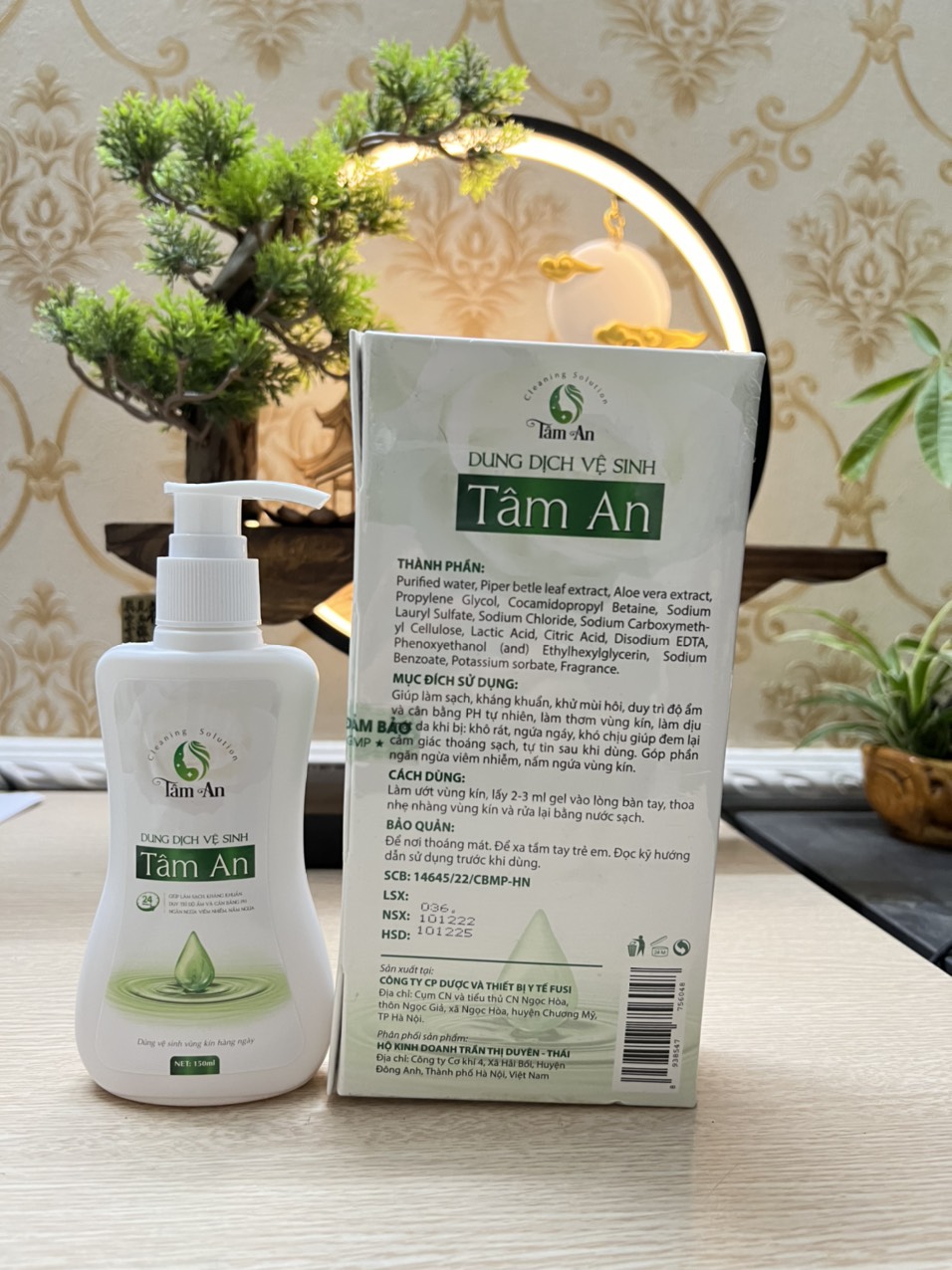 dung dich vệ sinh Tâm An