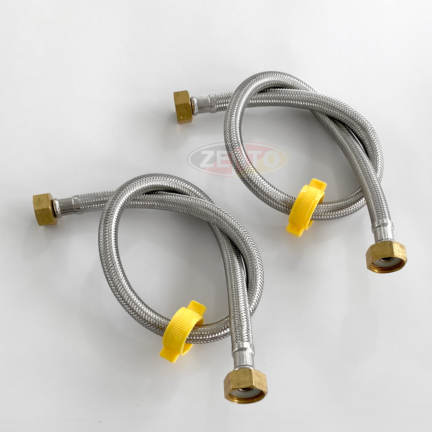 Bộ 2 dây cấp nước Zento ZDC402 (Bạc)