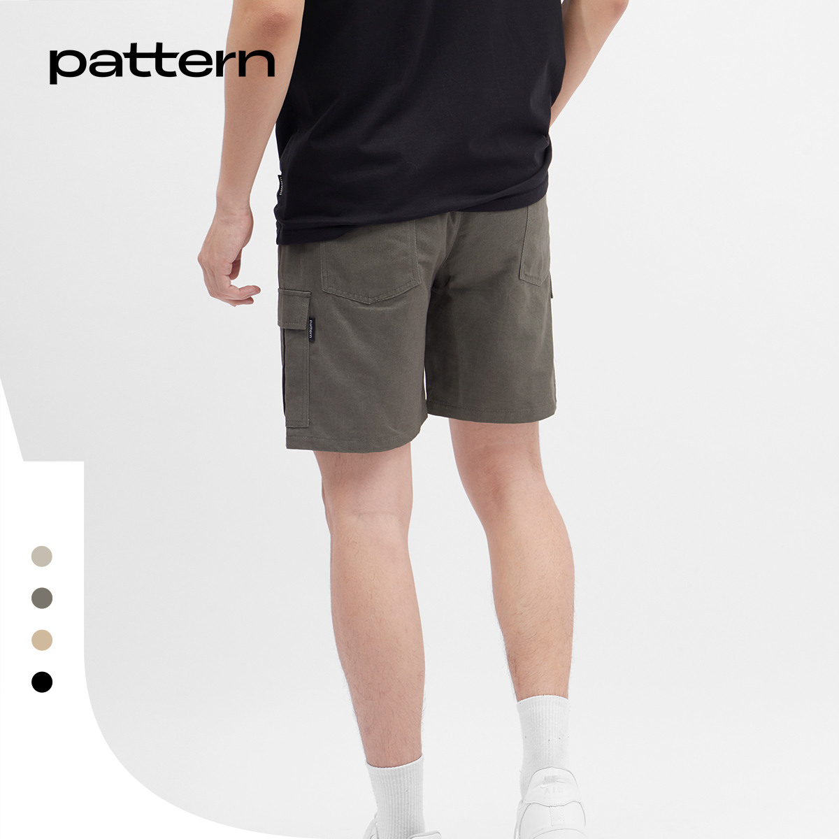 Quần short kaki túi hộp PATTERN PQ019
