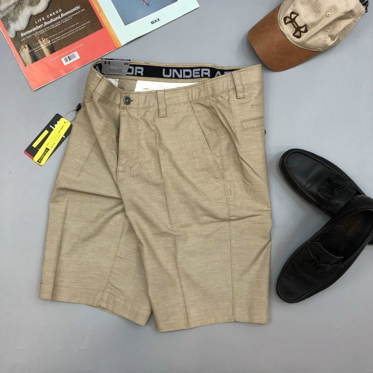 Quần Đùi Nam UDAM Quần Short Kaki Dày Mềm Thoáng Mát VIETNAMOUTDOOR