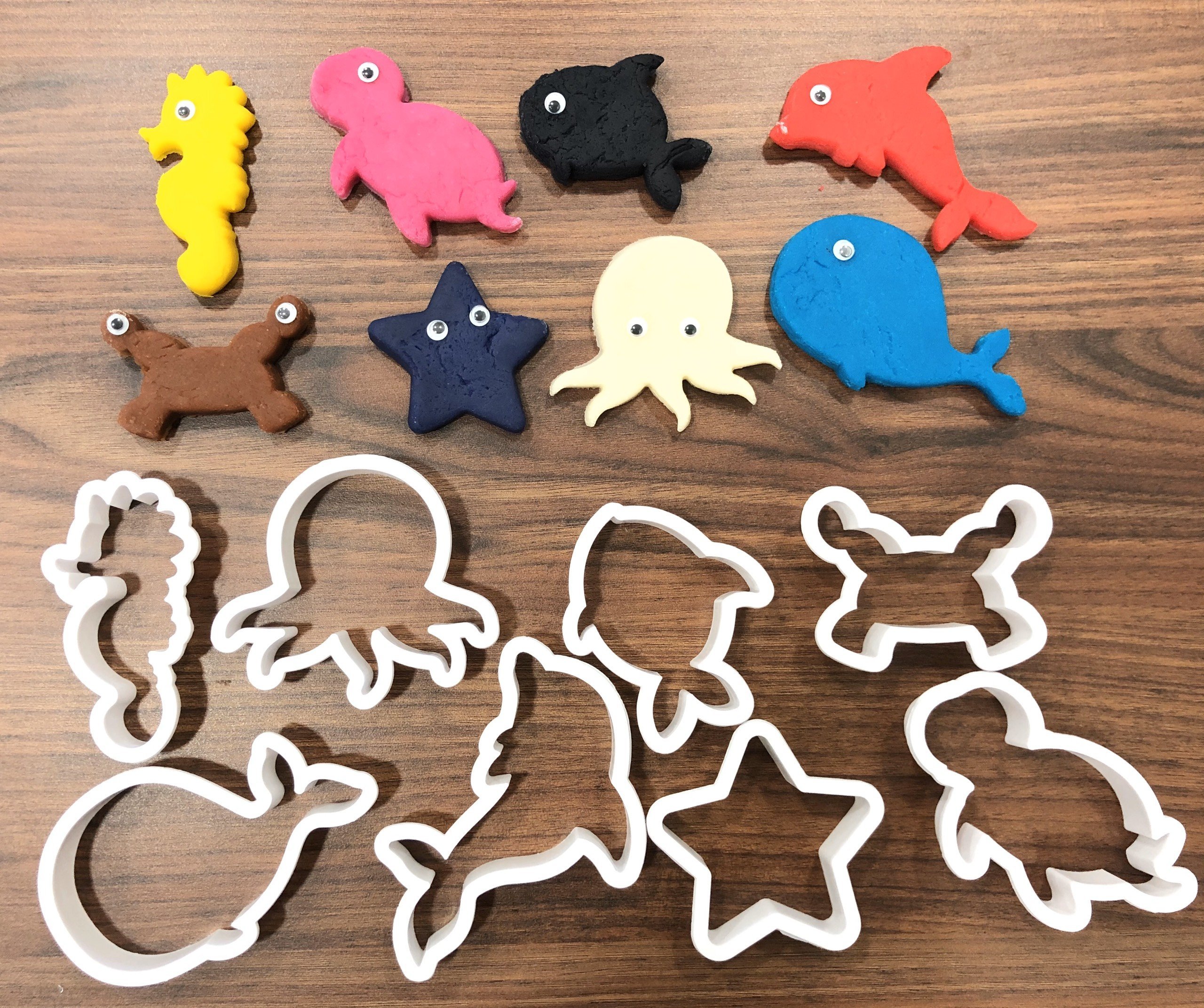 Playdough - 8 Ocean Molds