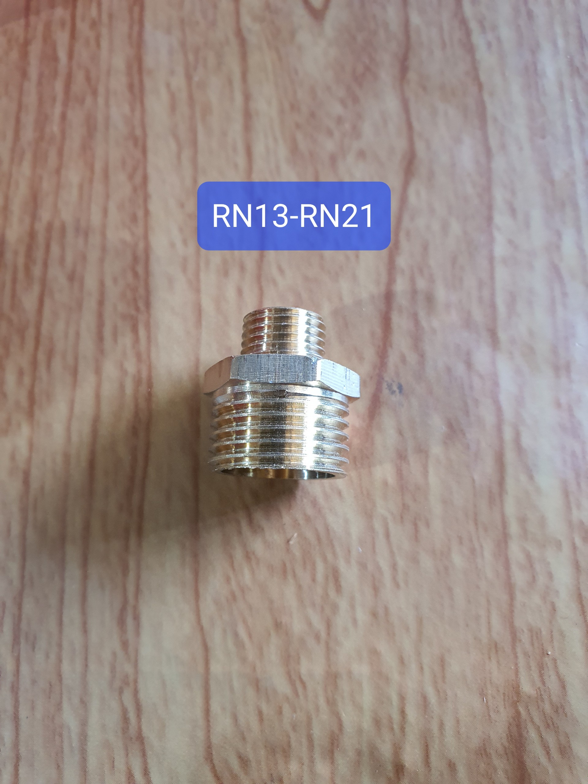Brass connector, connector brass 2 head lace outside, double brass-brass nipple fitting