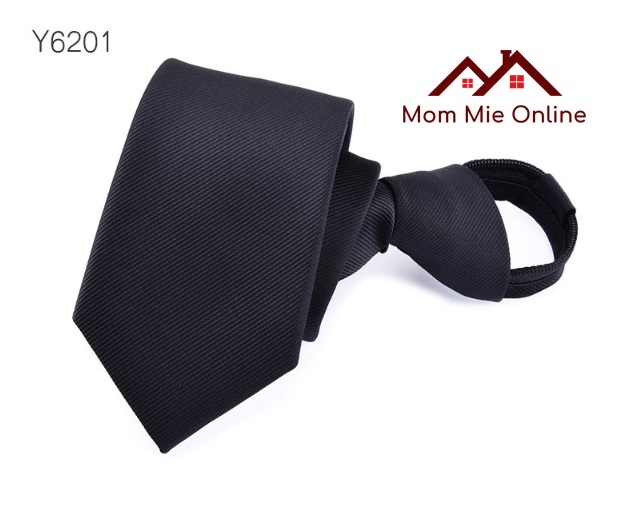 [HCM]Hộp cà vạt nam bản 6cm thắt sẵn, vải dày, có khóa kéo, làm quà tặng