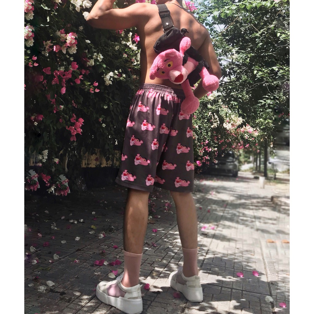 [HCM]Short Báo Hồng Pink Panther