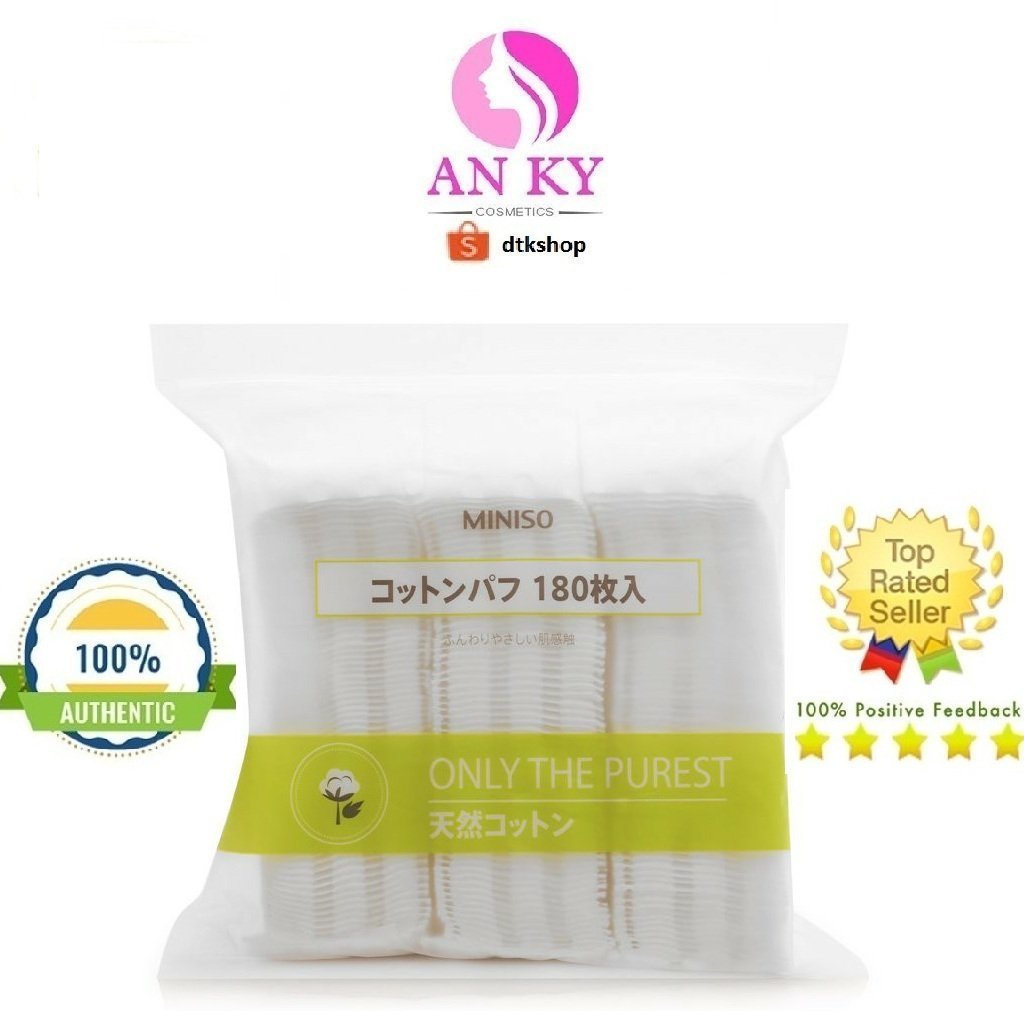 Bông Tẩy Trang Miniso Nhật Bản