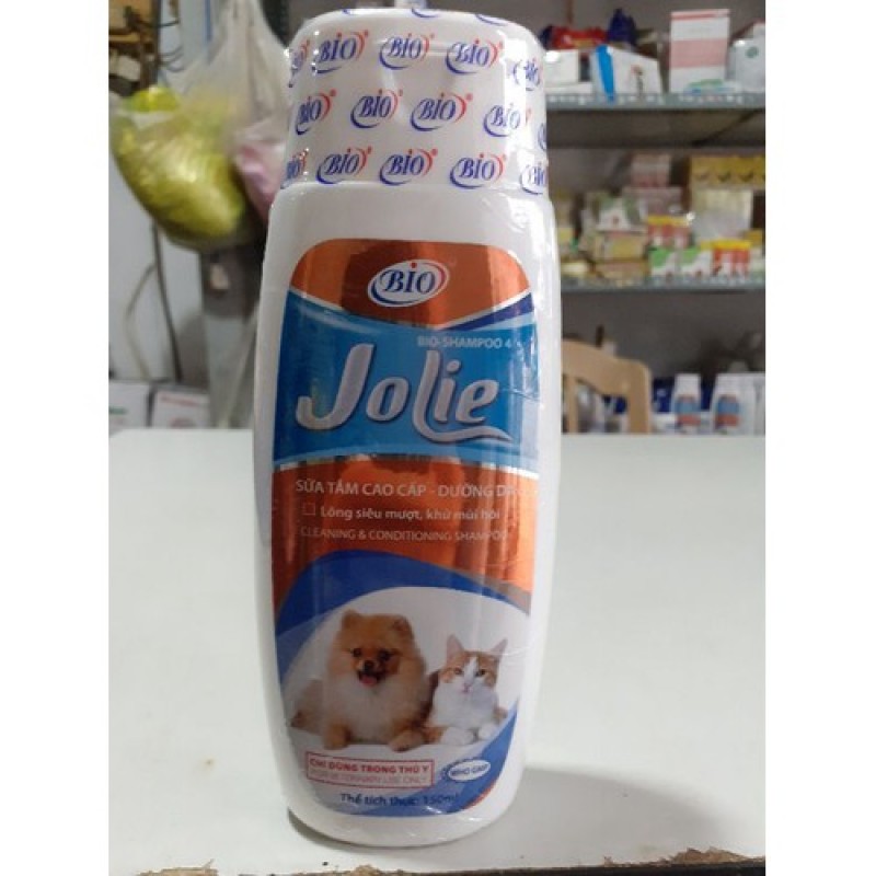 Sữa Tắm Bio Jolie Dưỡng Lông Khử Mùi Hôi Cho Chó Mèo 150ml