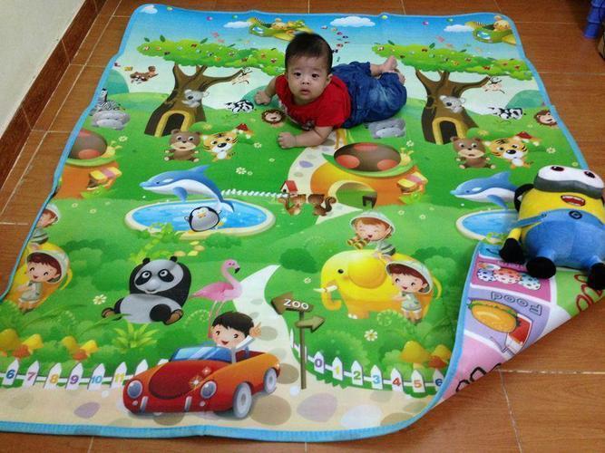 Thảm chơi 2 mặt cỡ lớn loại dày Maboshi