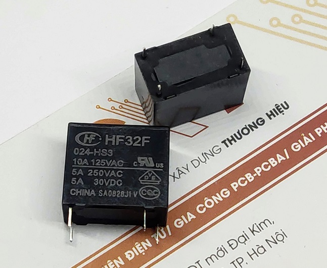 Hongfa Relay 5A 24V (4 chân) JZC/HF32F-024-HS3