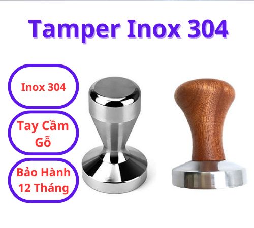 Tamper 58mm, cục nén cafe 58mm