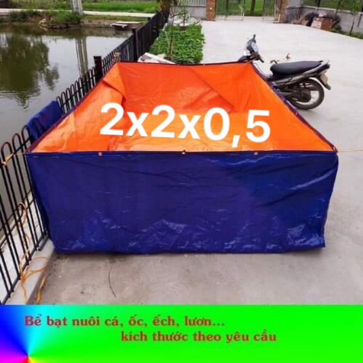 BỂ BẠT NUÔI CÁ, ỐC, ẾCH, LƯƠN ĐỦ KÍCH THƯỚC