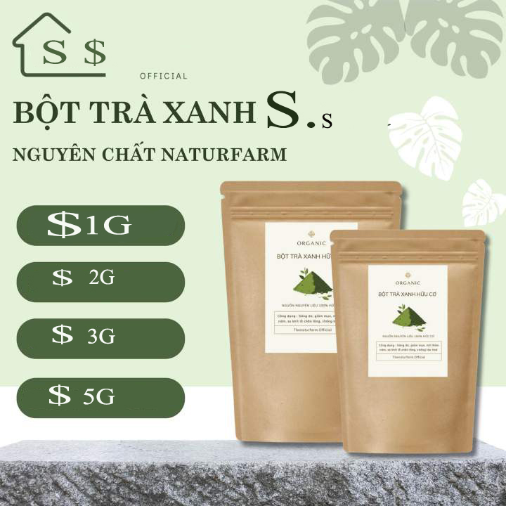 Bột Trà Xanh SS Nguyên Chất SS