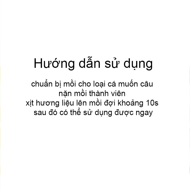 Mồi dụ cá dạng xịt dung tích 120ml