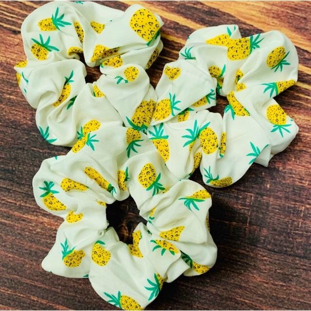 Dây cột tóc vải nữ scrunchies hình trái cây đáng yêu - SakuraShop