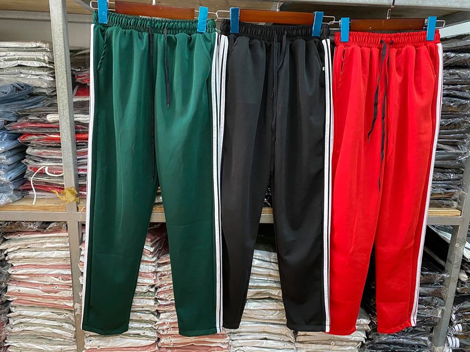 [YoloBoutique] QUẦN THỂ THAO 3 SỌC UNISEX (ĐEN, XANH LÁ, ĐỎ)