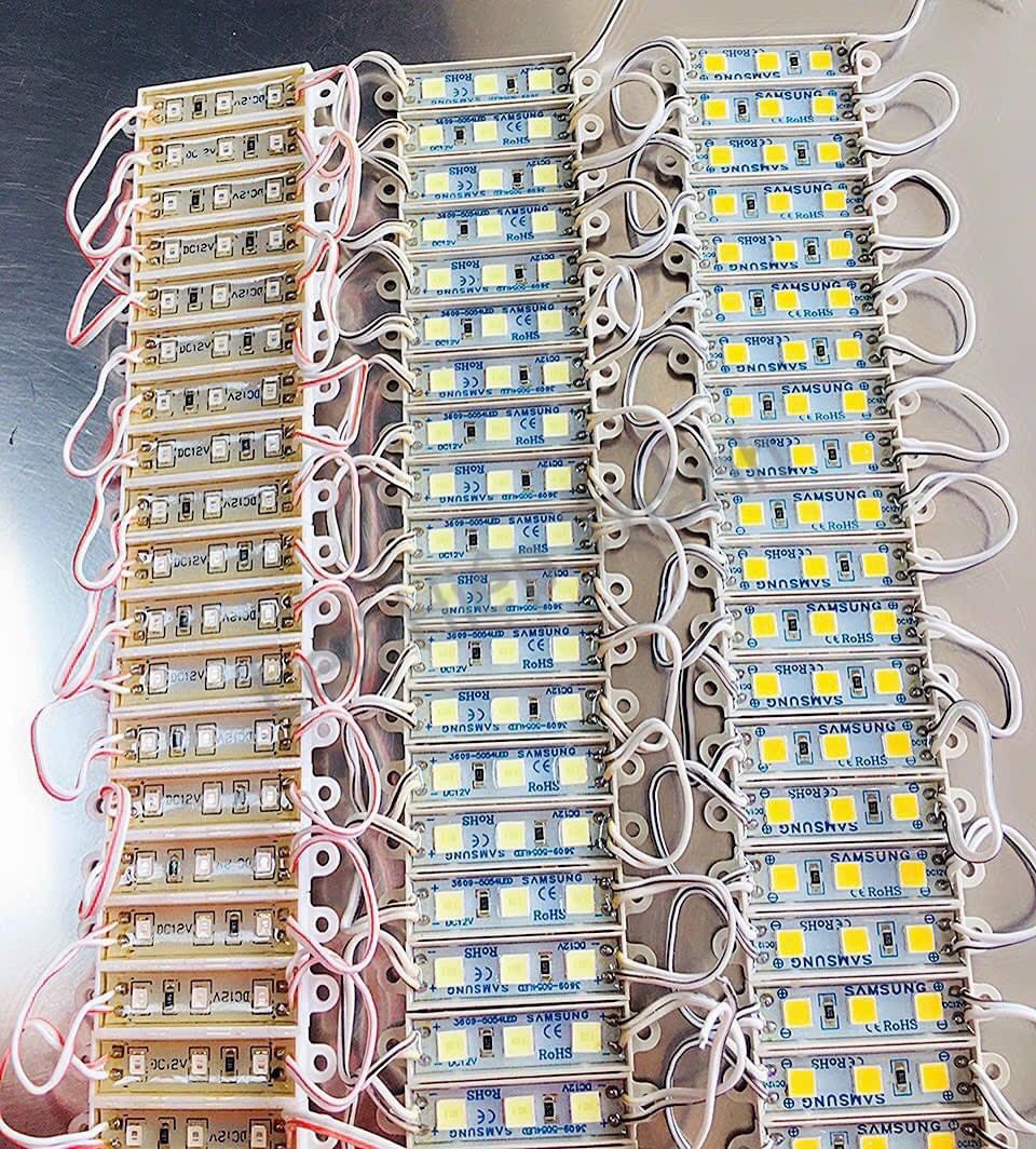 LED HẮT MODULE 3 BÓNG 5054 NHỎ 3609 (1 VĨ 20 BÓNG)