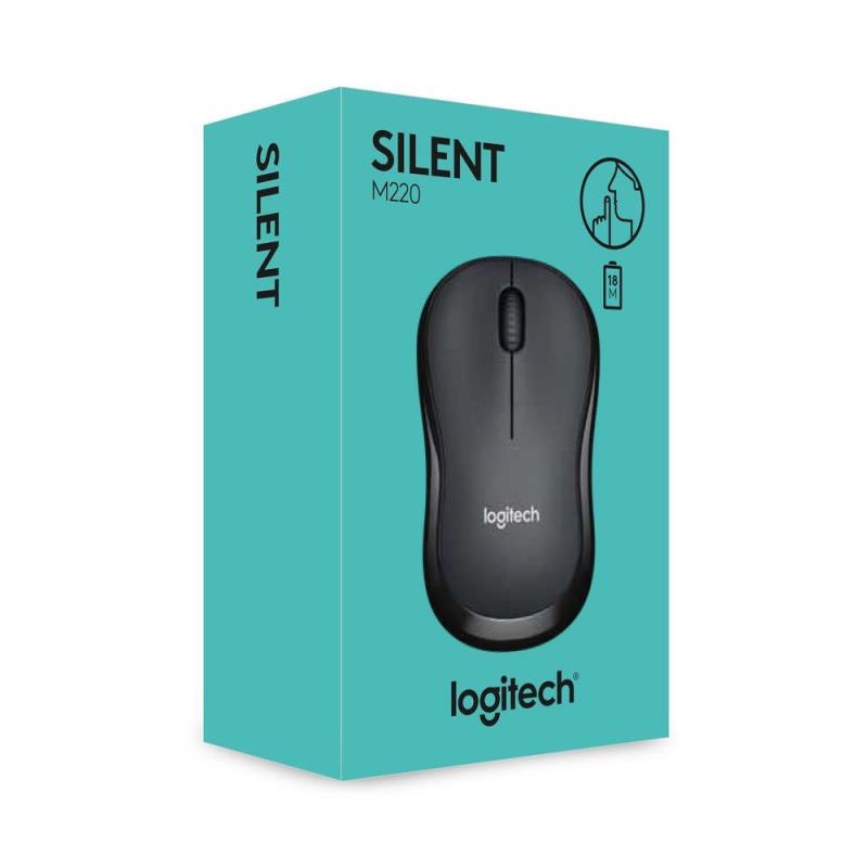 Xả Chuột không dây Logitech Silent M220 không tiếng ồn