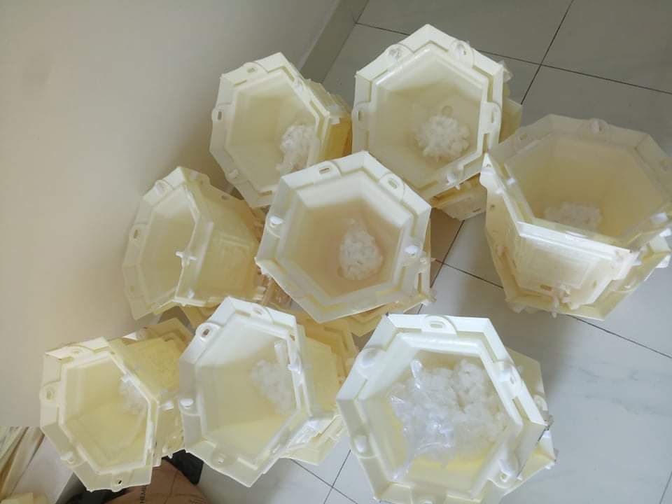 khuôn đúc chậu lục giác 20