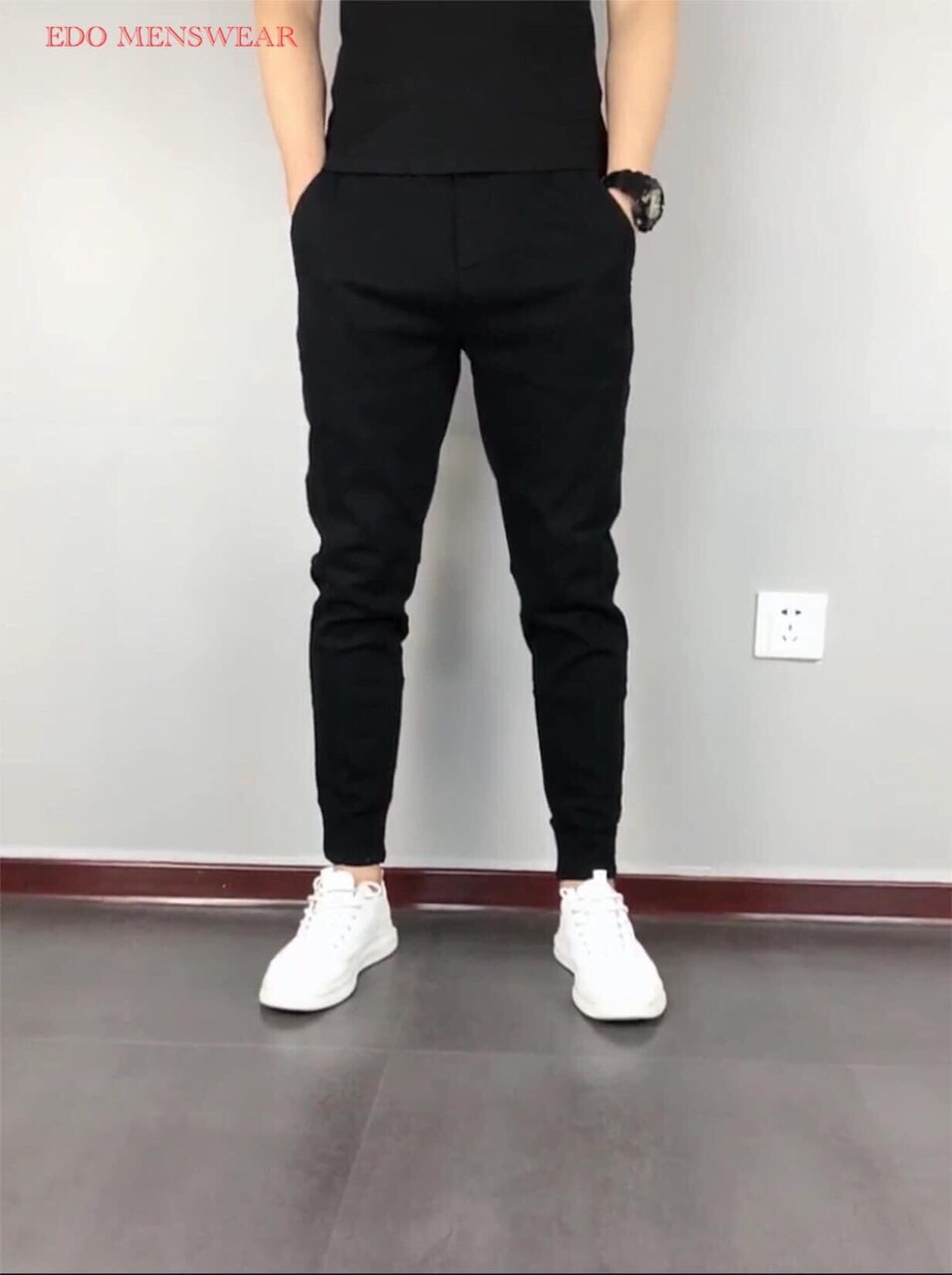 Quần Kaki Nam Kiểu Joger Thời Trang Cao Cấp Có 2 Màu Mẫu Hot MoonA QKN01