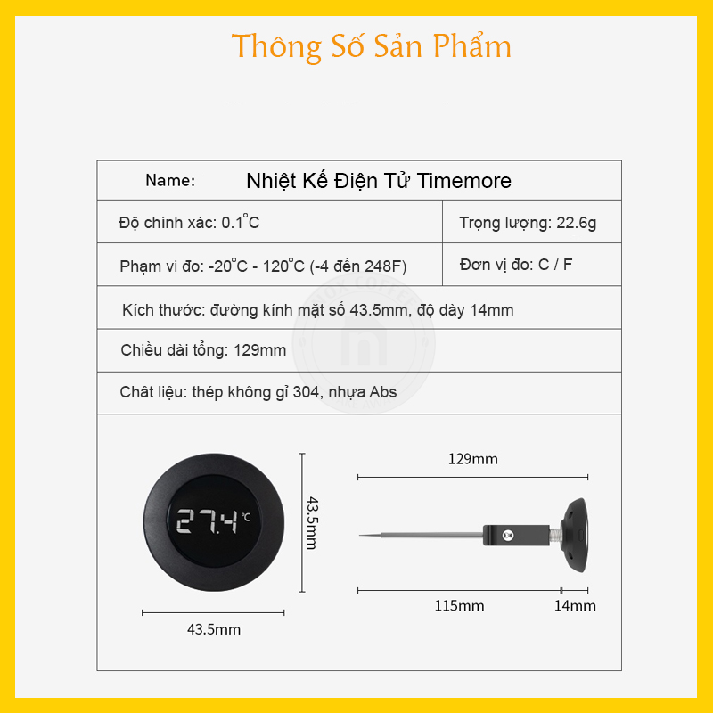 Nhiệt Kế Timemore