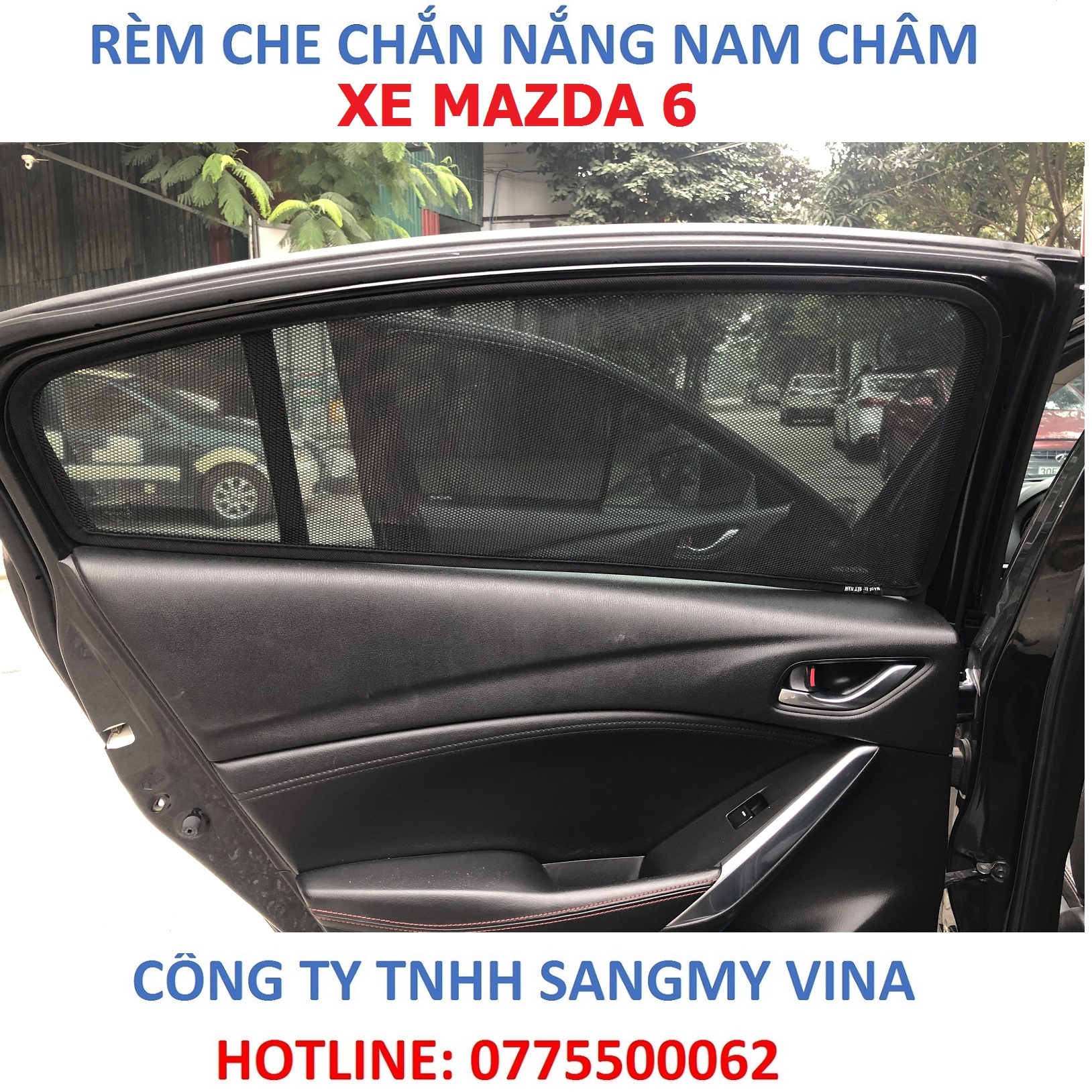Rèm che chắn nắng nam châm xe Mazda 6