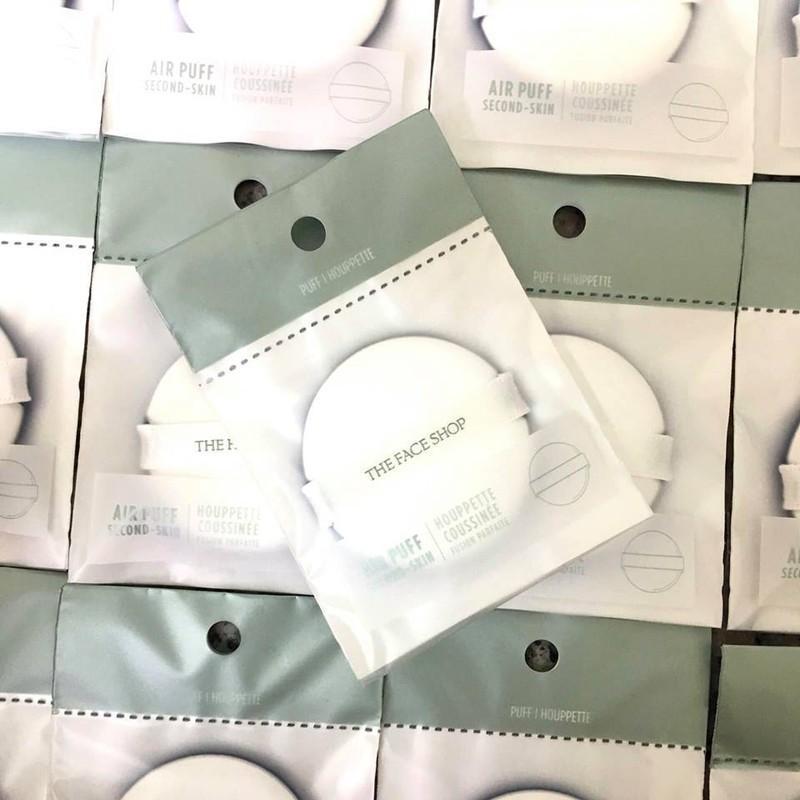 [HCM]Bông phấn Cushion The Face Shop Air Puff Second Skin