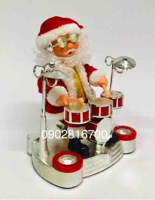 Đồ chơi ông già Noel đánh trống