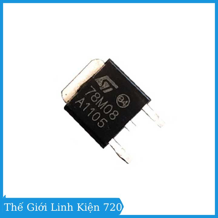 Combo 5 linh kiện điện tử IC 78M08 1.5A TO-252